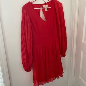 Red Jessica Simpson dress